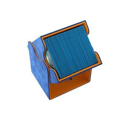 Squire 100+ XL Convertible Deck Box - Blue/Orange (Exclusive Line) - Gootzy Gaming