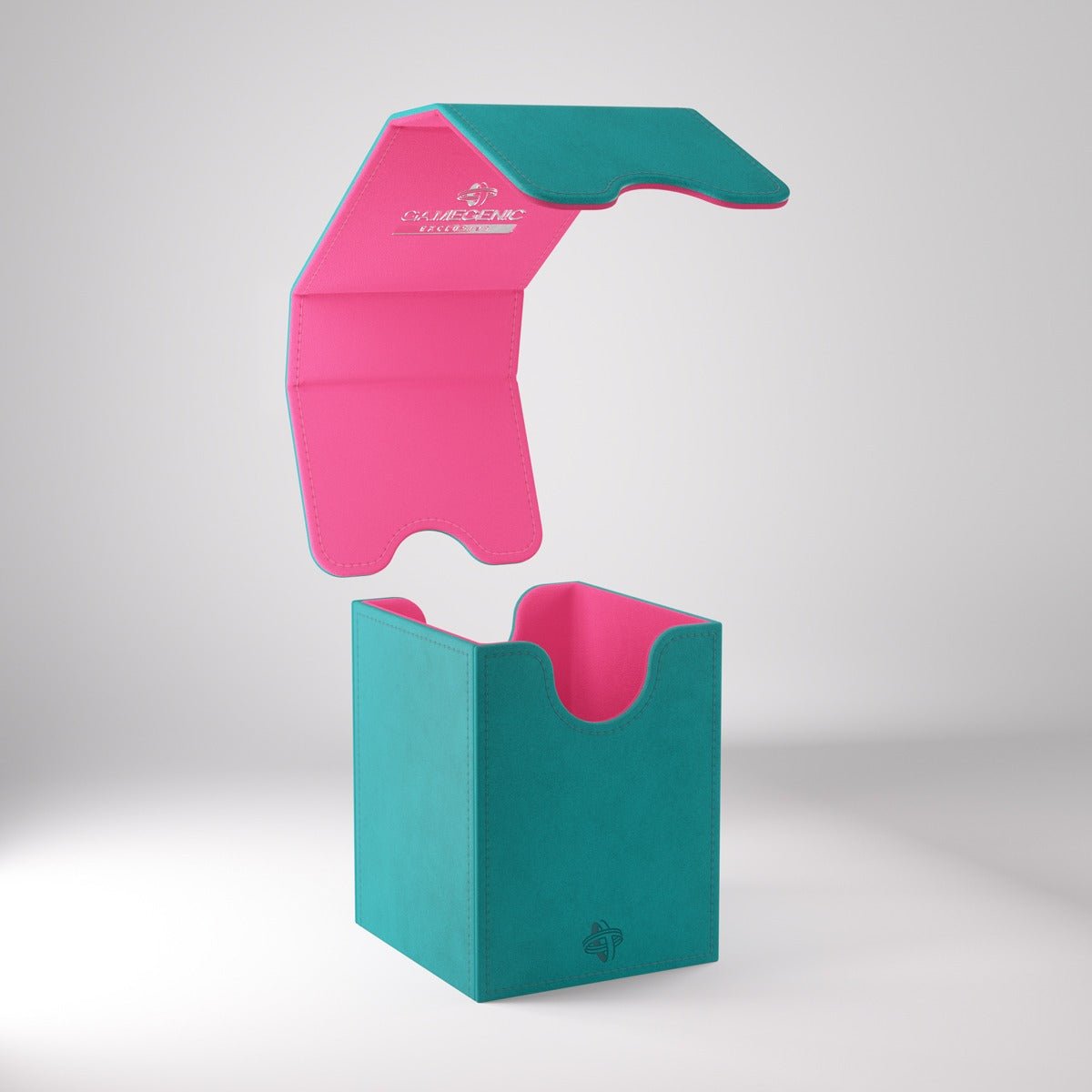Squire 100+ XL Convertible Deck Box - Teal/Pink (Exclusive Line) - Gootzy Gaming