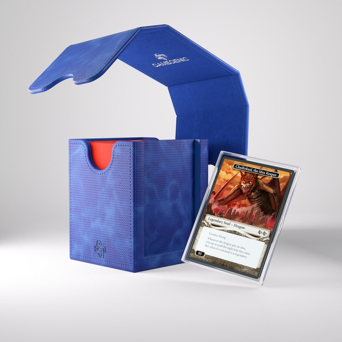 Squire Plus 100+ XL Convertible Deck Box - Blue - Gootzy Gaming