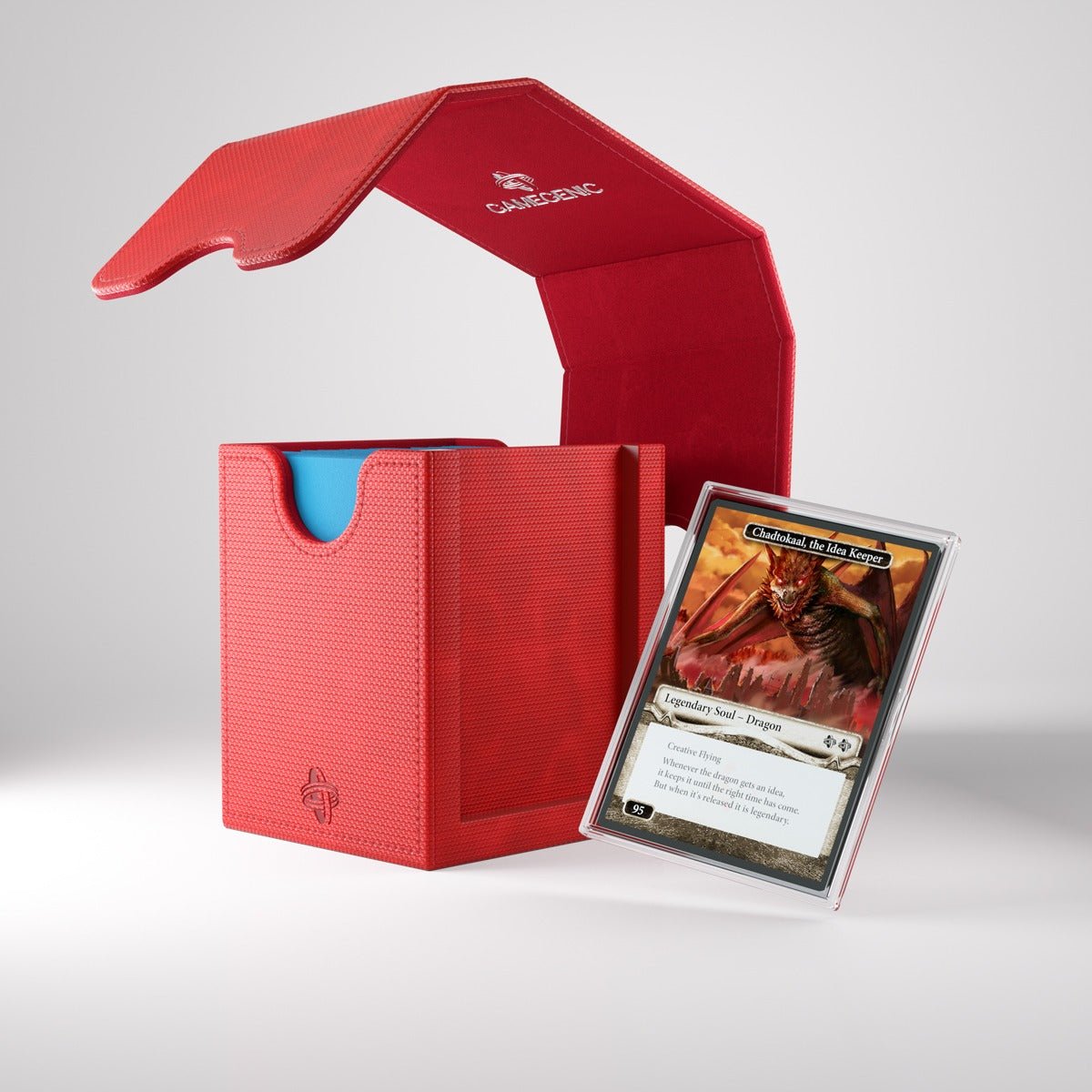 Squire Plus 100+ XL Convertible Deck Box - Red - Gootzy Gaming