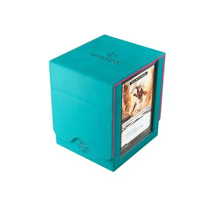 Squire Plus 100+ XL Convertible Deck Box - Teal/Pink (Exclusive Line) - Gootzy Gaming