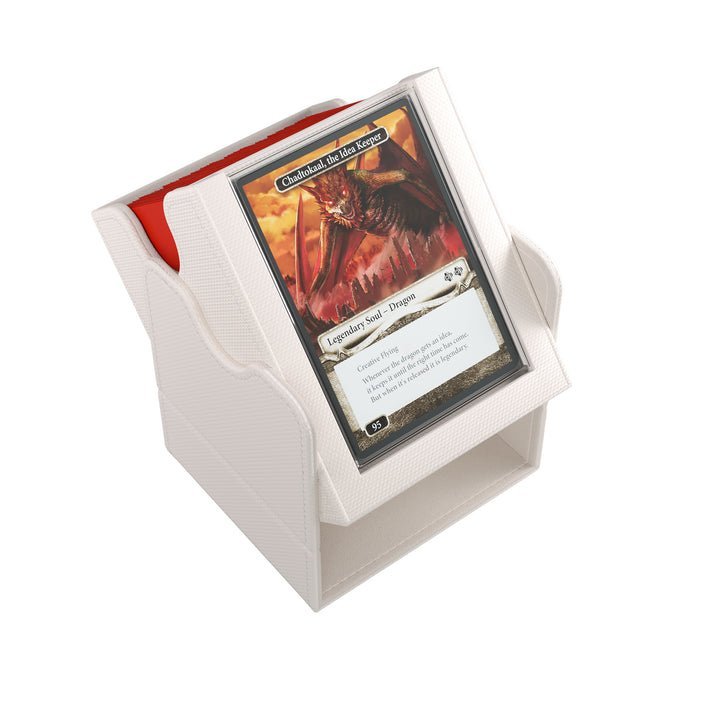 Squire Plus 100+ XL Convertible Deck Box- White - Gootzy Gaming