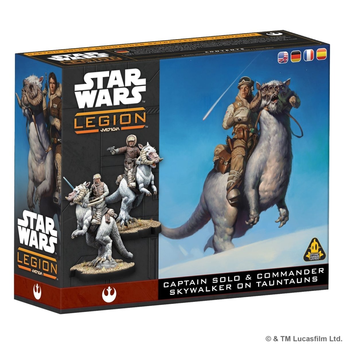 Star Wars: Legion - Captain Solo & Commander Skywalker on Tauntauns - Gootzy Gaming