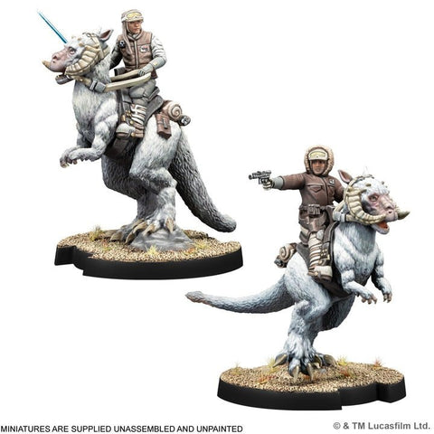 Star Wars: Legion - Captain Solo & Commander Skywalker on Tauntauns - Gootzy Gaming