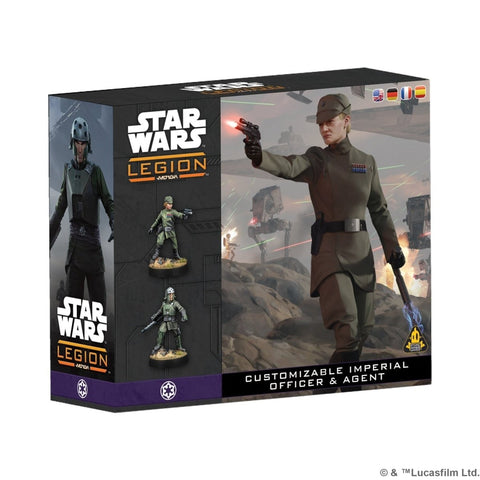 Star Wars: Legion - Customizable Imperial Officer & Agent - Gootzy Gaming