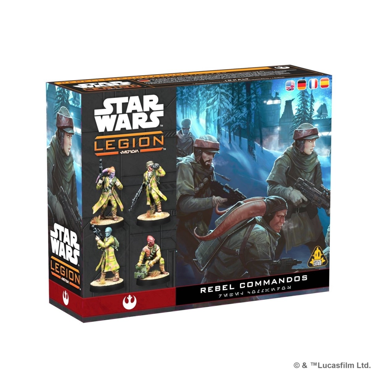 Star Wars: Legion - Rebel Commandos - 2025 Re - Release Hard Plastic Version - Gootzy Gaming
