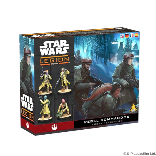Star Wars: Legion - Rebel Commandos - 2025 Re - Release Hard Plastic Version - Gootzy Gaming