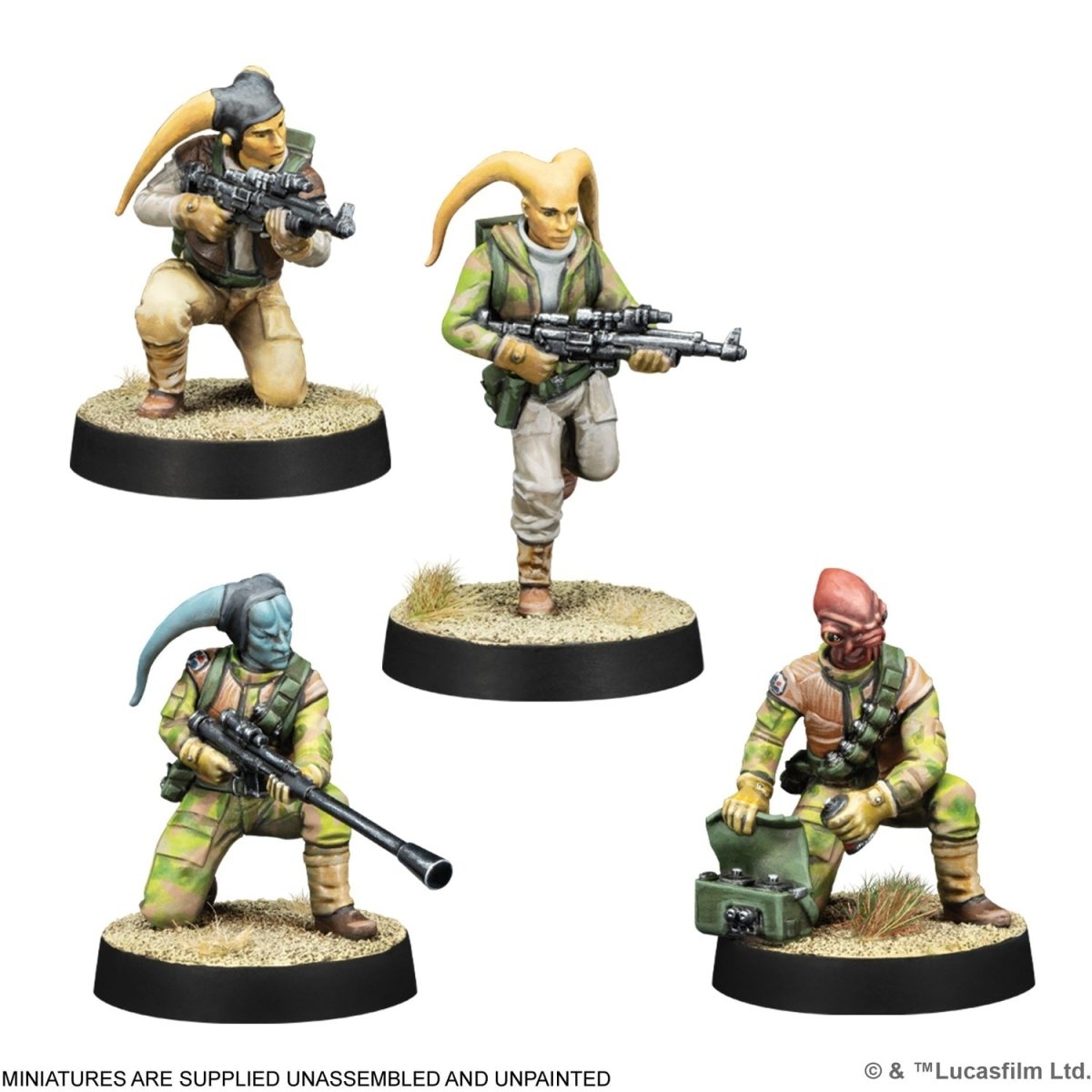 Star Wars: Legion - Rebel Commandos - 2025 Re - Release Hard Plastic Version - Gootzy Gaming
