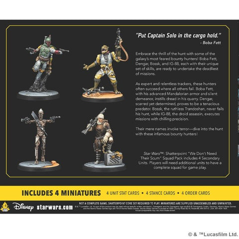 Star Wars: Shatterpoint - We Don't Need Their Scum Unit Pack - Gootzy Gaming