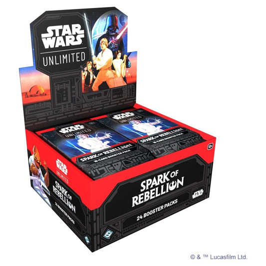 Star Wars Unlimited: Spark of Rebellion - Booster Box (24 Packs) - Gootzy Gaming