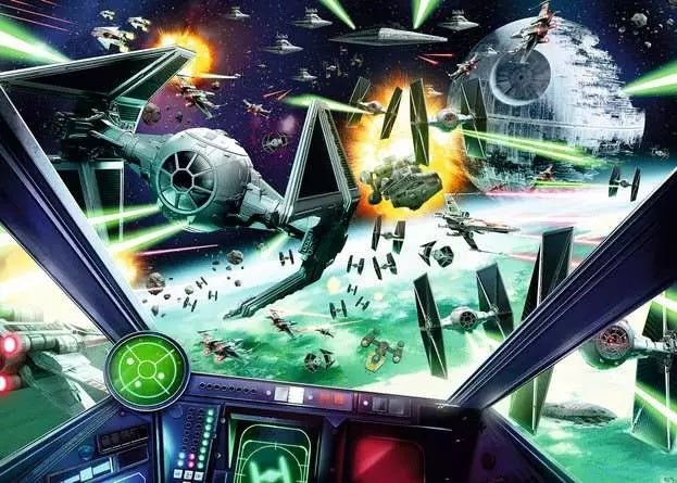 Star Wars: X - Wing Cockpit 1000 Piece Puzzle - Gootzy Gaming