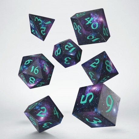 Stardust - Full Art 7 Dice Set - D&D Dice - Gootzy Gaming