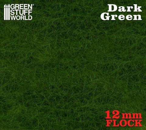 Static Grass - Dark Green 12mm - Green Stuff World - Nylon Flock - Gootzy Gaming