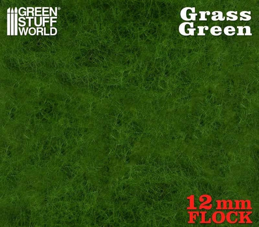 Static Grass - Grass Green 12mm - Green Stuff World - Nylon Flock - Gootzy Gaming