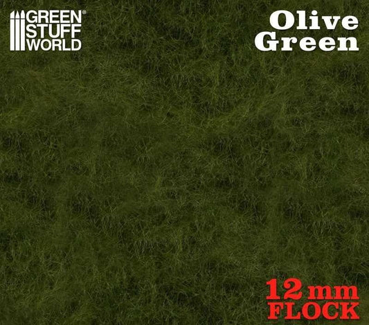Static Grass - Olive Green 12mm - Green Stuff World - Nylon Flock - Gootzy Gaming
