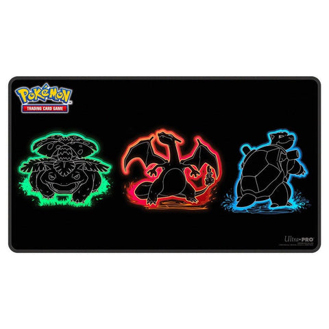Stitched Edge Holofoil Playmat: Pokemon - Neon Kanto (Not in Original Packaging) - Gootzy Gaming