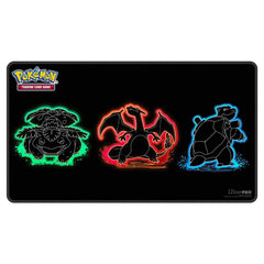 Stitched Edge Holofoil Playmat: Pokemon - Neon Kanto (Not in Original Packaging) - Gootzy Gaming