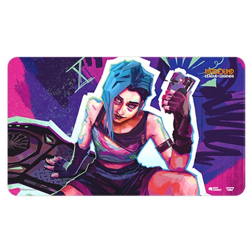 Stitched Edge Playmat: Riftbound: Origins - Jinx - Gootzy Gaming