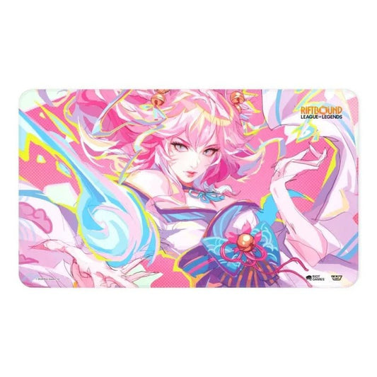 Stitched Edge Playmat: Riftbound: Spiritforged - Spirit Blossom Ahri - Gootzy Gaming