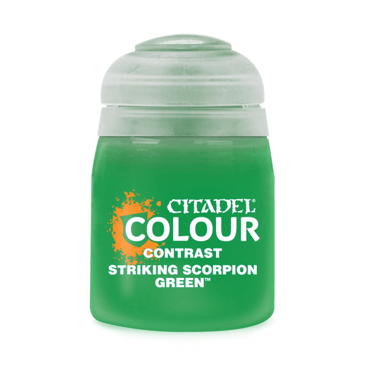 Striking Scorpion Green - Contrast Acrylic Miniatures Paint - Citadel Colour - 18 mL - Gootzy Gaming