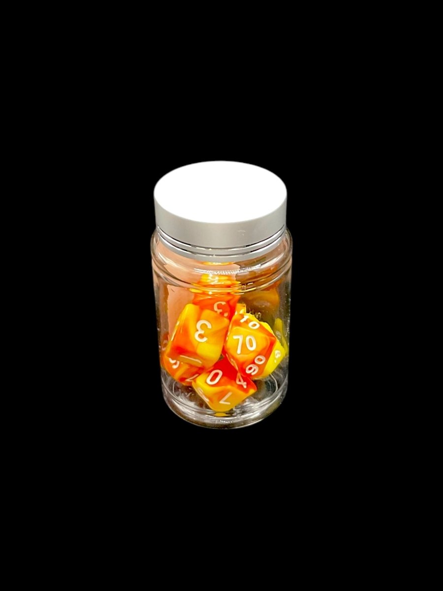 Sunny D - Plastic Standard 7 Dice Set - D&D Dice - Gootzy Gaming
