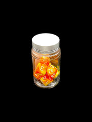 Sunny D - Plastic Standard 7 Dice Set - D&D Dice - Gootzy Gaming