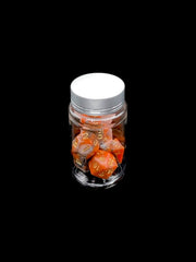 Sunset Metallic Swirl - Plastic Standard 7 Dice Set - D&D Dice - Gootzy Gaming
