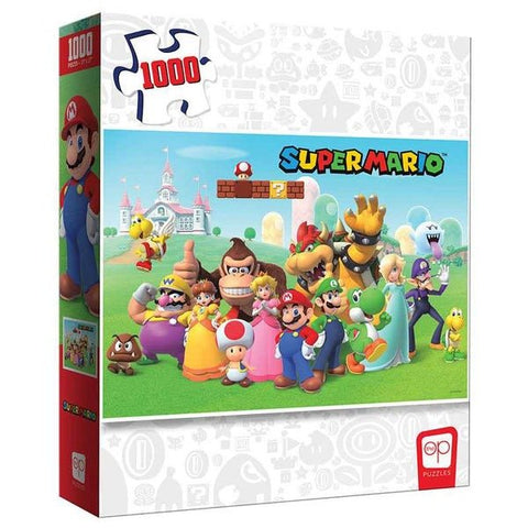 Super Mario: Mushroom Kingdom 1000 Piece Puzzle - Gootzy Gaming