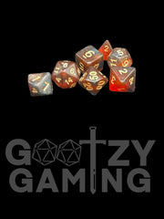 Super Sparkle Mind Blast - Plastic Standard 7 Dice Set - D&D Dice - Gootzy Gaming