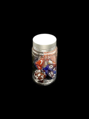 Super Sparkle Rainbow - Plastic Standard 7 Dice Set - D&D Dice - Gootzy Gaming