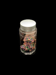 Swamp Dragonscale - Metal 7 Dice Set - D&D Dice - Gootzy Gaming