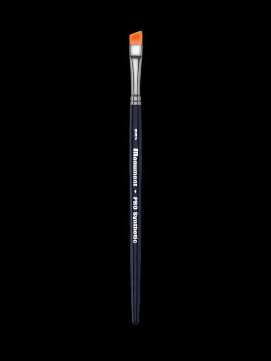 Synthetic Angled Size DA2 Drybrush - Monument Hobbies - Premium Miniatures Paint Brush - Gootzy Gaming