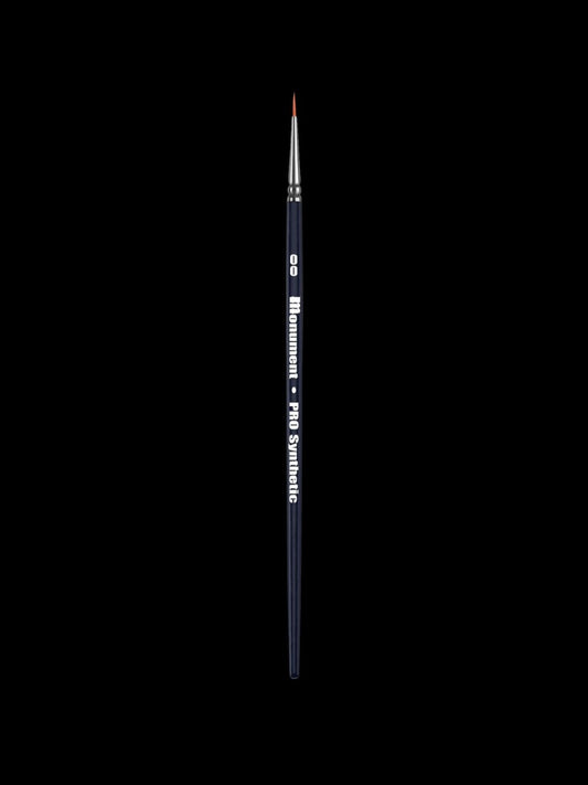 Synthetic Round Size 00 Paint Brush - Monument Hobbies - Premium Miniatures Paint Brush - Gootzy Gaming