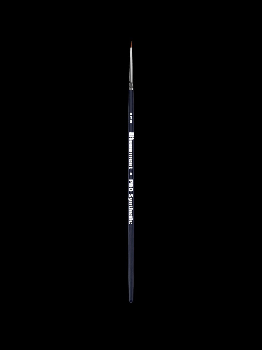 Synthetic Round Size X10 Paint Brush - Monument Hobbies - Premium Miniatures Paint Brush - Gootzy Gaming