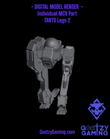 TANTO Legs 2 Dynamic - MCV Individual Part - Official Arsenal Miniatures - Skullforge Studios - Gootzy Gaming
