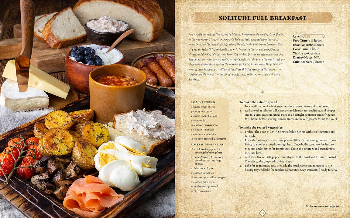 Tastes and Tales From Tamriel - The Elder Scrolls Official Cookbook Vol 2 - Gootzy Gaming