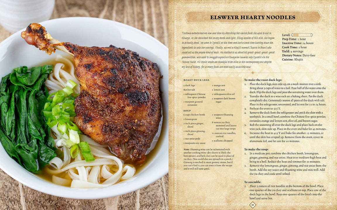 Tastes and Tales From Tamriel - The Elder Scrolls Official Cookbook Vol 2 - Gootzy Gaming