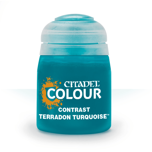 Terradon Turquoise - Contrast Acrylic Miniatures Paint - Citadel Colour - 18 mL - Gootzy Gaming