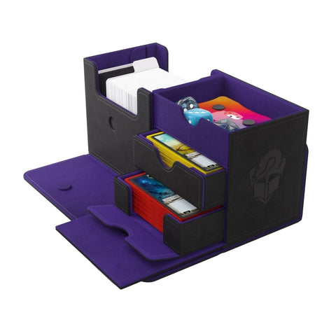 The Academic 133+ XL Deck Box - Black/Purple - Gootzy Gaming