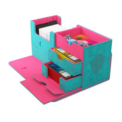 The Academic 133+ XL Deck Box - Teal/Pink - Gootzy Gaming