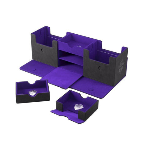 The Academic 266+ XL Deck Box - Black/Purple - Gootzy Gaming