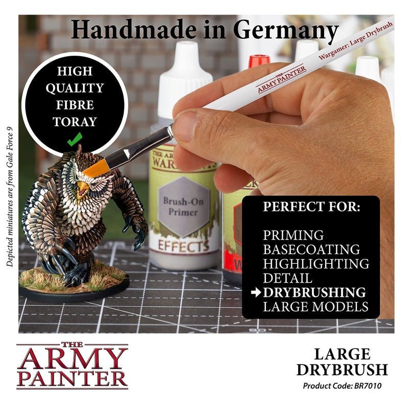 The Army Painter: Wargamer Large Drybrush Paint Brush - Single - Gootzy Gaming