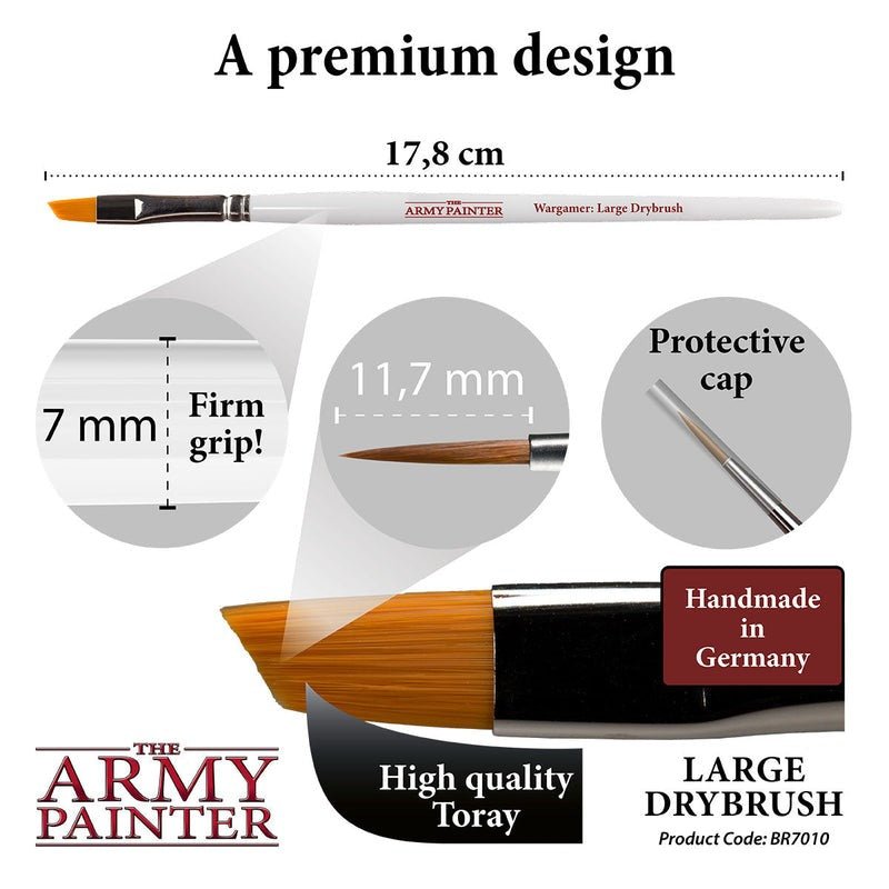 The Army Painter: Wargamer Large Drybrush Paint Brush - Single - Gootzy Gaming