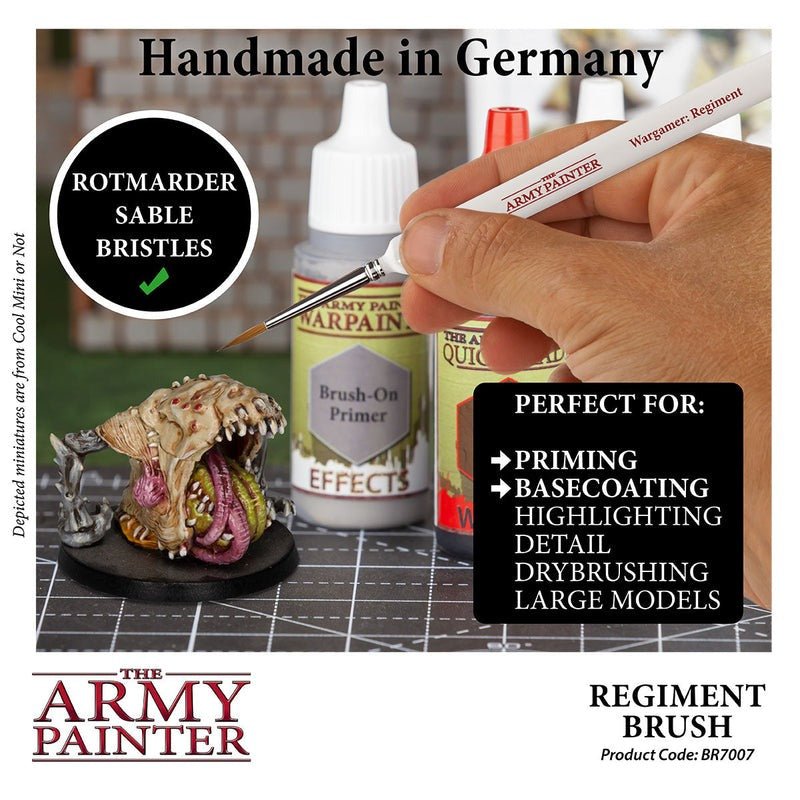 The Army Painter: Wargamer Regiment Paint Brush - Single - Gootzy Gaming