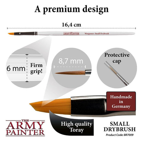 The Army Painter: Wargamer Small Drybrush Paint Brush - Single - Gootzy Gaming
