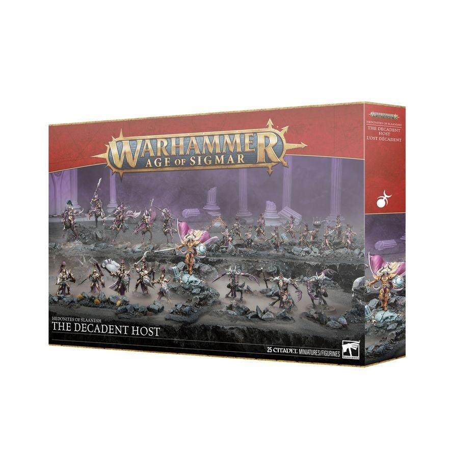 The Decadent Host - Hedonites of Slaanesh Battle Force Box - Warhammer Age of Sigmar (25 Minatures) - Gootzy Gaming