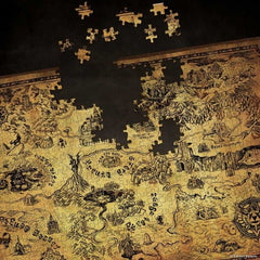 The Legend of Zelda: Hyrule Map 1000 Piece Puzzle - Gootzy Gaming
