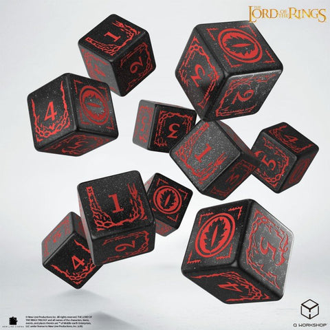 Mordor - The Lord of the Rings 10 x D6 Dice Set - TCG Dice