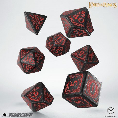 Mordor - Lord of the Rings 7 Dice Set - TCG Dice