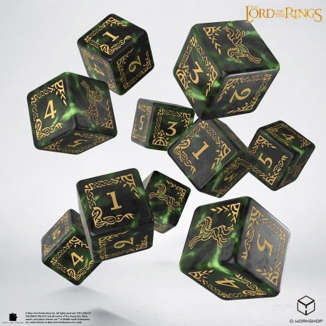 Rohan - The Lord of the Rings 10 x D6 Dice Set - TCG Dice